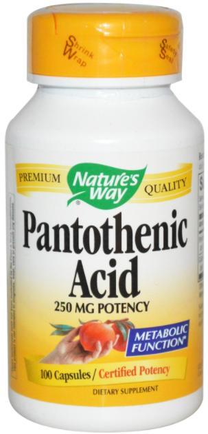Pantothenic Acid (Vitamin B5) Image 1