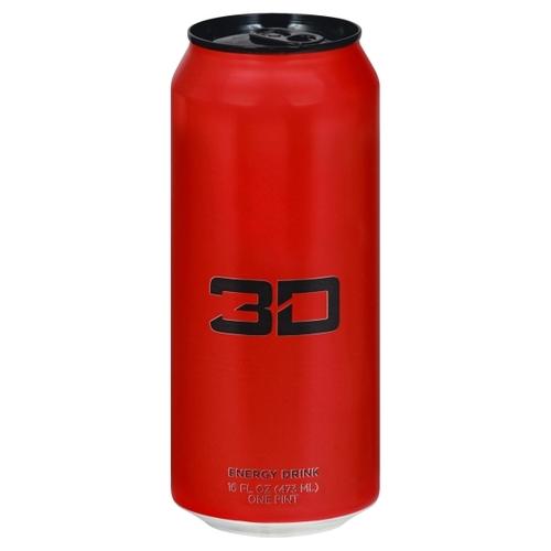 3D Energy Drink Candy Punch - Red Image 1