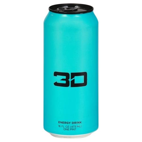 3D Energy Drink Berry Blue Image 1