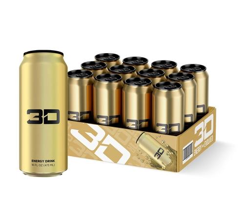 3D Energy Drink Pina Colada - Gold Image 1