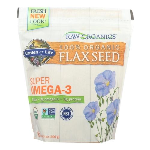 Raw Organics Flax Seed Powder Image 1