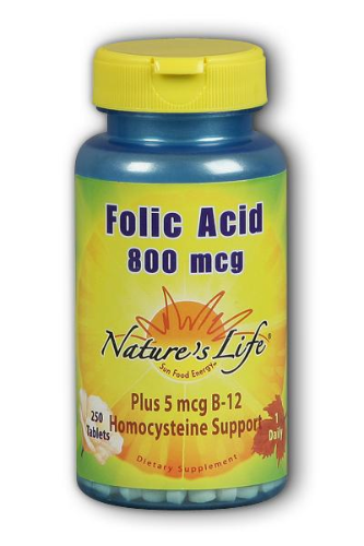 FOLIC ACID 250CT 800MCG Image 1