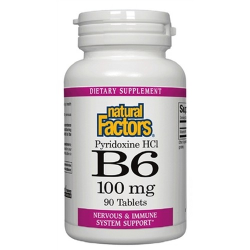 B6 PYRIDOXINE HCL 100 MG 90 TA Image 1