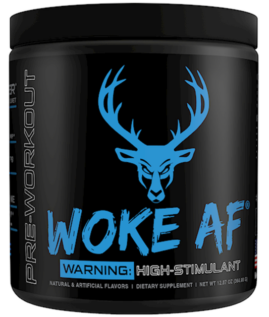 Bucked Up Woke Preworkout Blue Raz Image 1