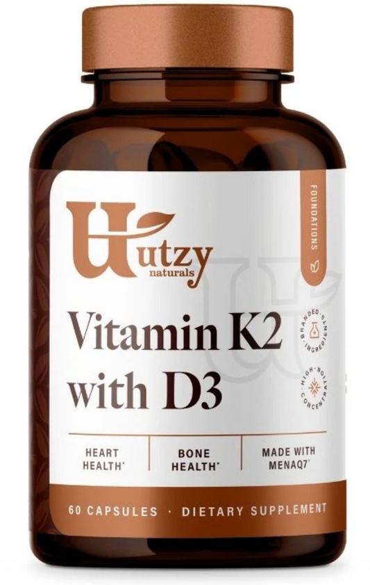 Vitamin K2 with D3 | Vitamin K2 with Natural D3 5000 Image 1