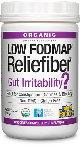 Organic Low FODMAP Reliefiber | Unflavored Image 1