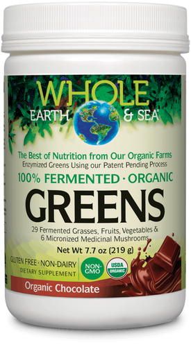 Whole Earth & Sea 100% Fermented Organic Greens | Chocolate Image 1