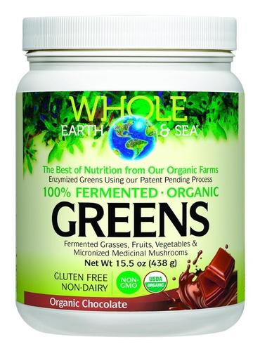 Whole Earth & Sea 100% Fermented Organic Greens | Chocolate Image 1