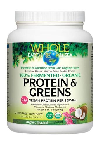 Whole Earth & Sea 100% Fermented Organic Greens | Tropical Image 1