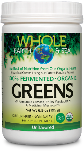 Whole Earth & Sea 100% Fermented Organic Greens | Unflavored Image 1