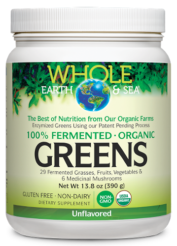 Whole Earth & Sea 100% Fermented Organic Greens | Unflavored Image 1
