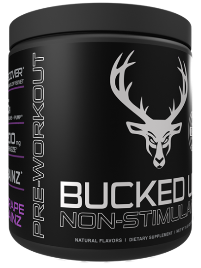 Bucked Up | Non Stimulant Pre Workout | Grape Gainz Image 1