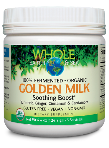 Whole Earth & Sea | Golden Milk Soothing Boost Image 1