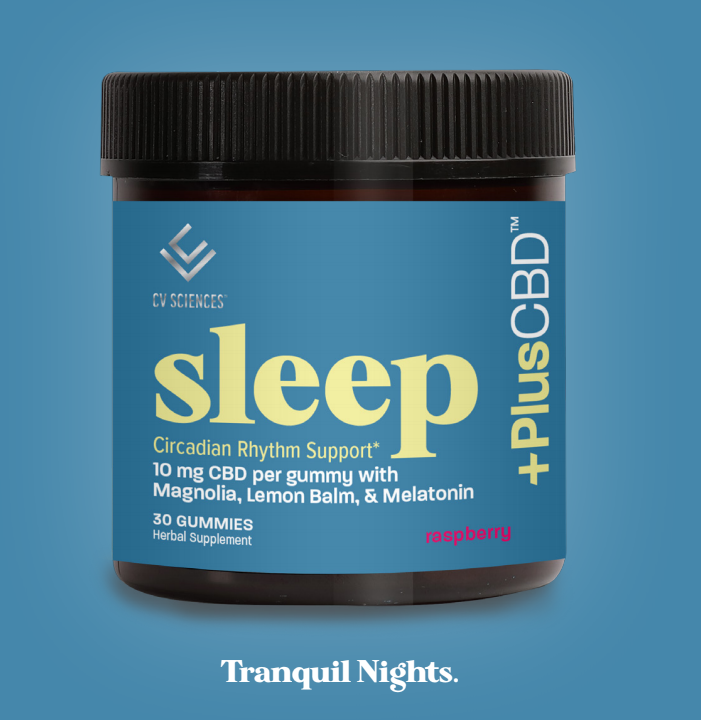 CBD Sleep Gummies | Raspberry | 10mg Image 1