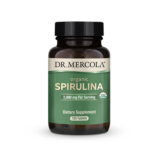 Organic Spirulina 120 tb Image 1