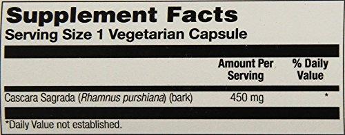 Cascara Sagrada Bark 100ct Image 1