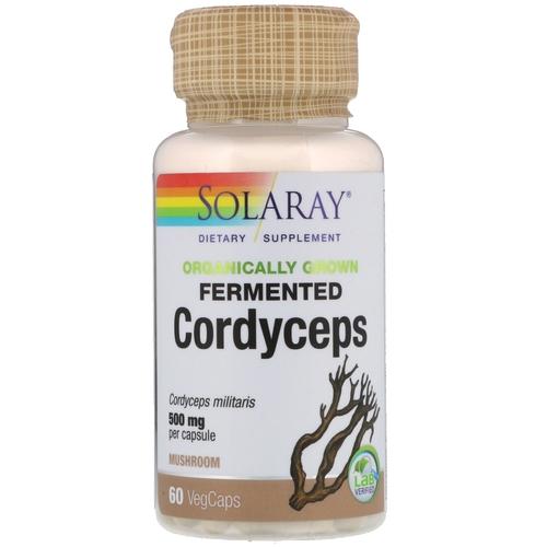 Organically Grown Fermented Cordyceps Mushroom 60ct Image 1