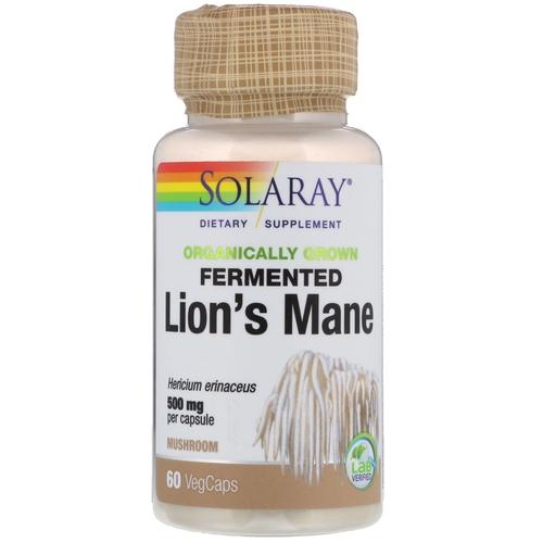 Organically Grown Fermented Lion's Mane Mushroom 60ct Image 1