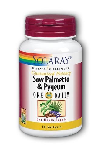 Pygeum Bark & Saw Palmetto Berry Extracts, One Daily 30ct Image 1