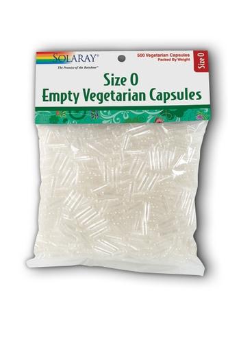 Empty Veg Caps Size 0 500ct Image 1