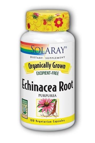 Organically Grown Echinacea Purpurea Root 100ct Image 1