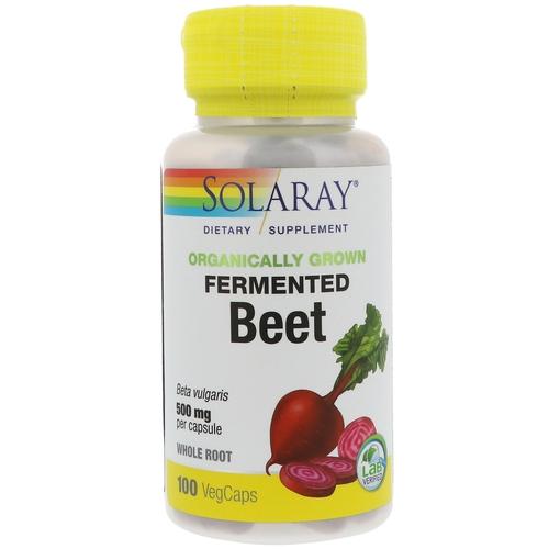 Organically Grown Fermented Beet Root 100ct Image 1