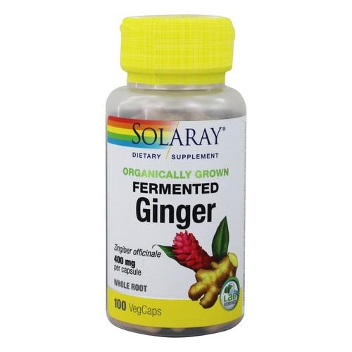 Organically Grown Fermented Ginger Root 100ct Image 1