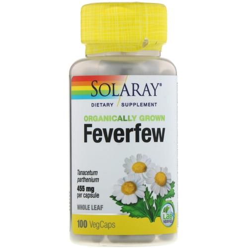 Organically Grown Feverfew Leaf 100ct Image 1
