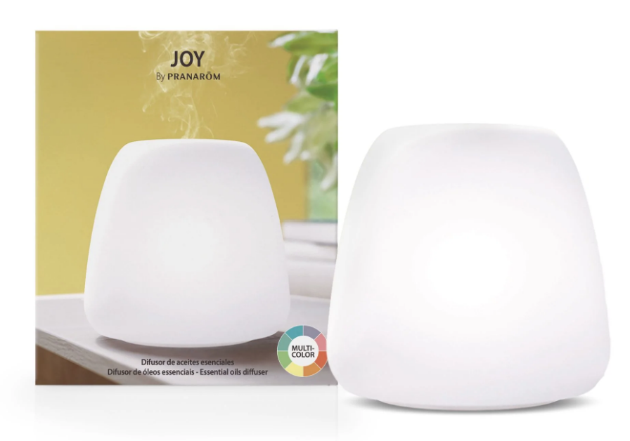 Joy Diffuser | Frosted glass diffuser with Multi-sensory color-rotating light options Image 1
