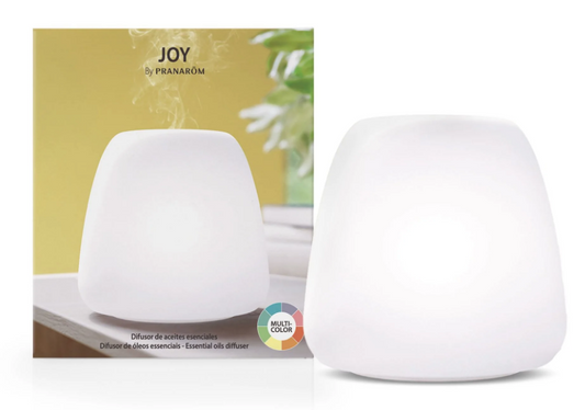 Joy Diffuser | Frosted glass diffuser with Multi-sensory color-rotating light options Image 1