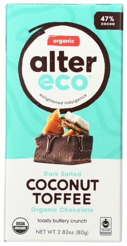 Drk Chocolate Coconut Toffee Image 1