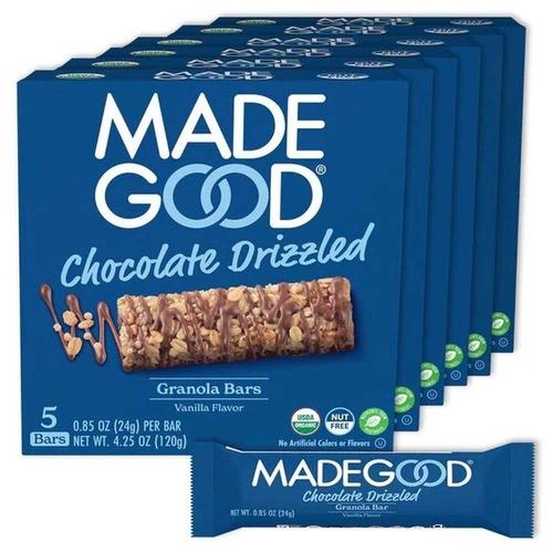 Choc Drizzled Vanilla Bar Image 1