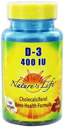 D-3 CHOLECALCIFEROL 100CT 400I Image 1