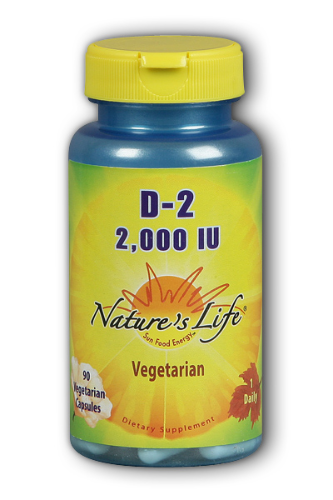 D-2 ERGOCALCIFEROL 90CT 2000IU Image 1
