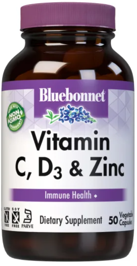 Vitamin C, D3, & Zinc | Immune Health Support | 100 Servings Image 1