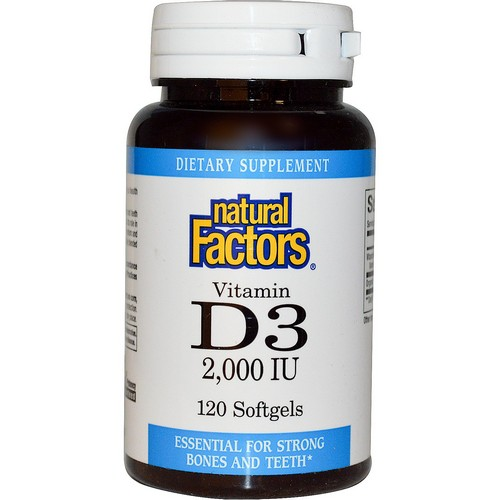 VITAMIN D3 2000 IU 120 SG Image 1