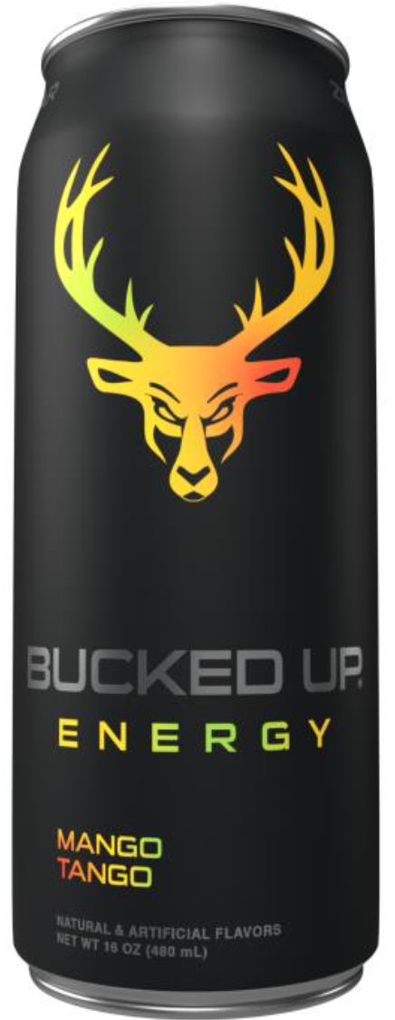 Bucked Up Energy Drink | Mango Tango Image 1