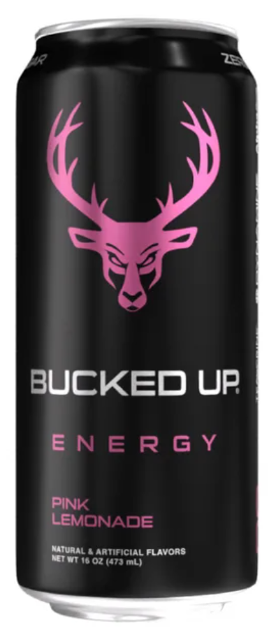 Bucked Up Energy Drink | Pink Lemonade Image 1
