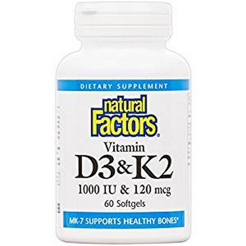 VITAMIN D3 & K2 1000 IU & 120 Image 1