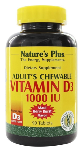 ADULT VITAMIN D3 1000IU CHEWAB Image 1