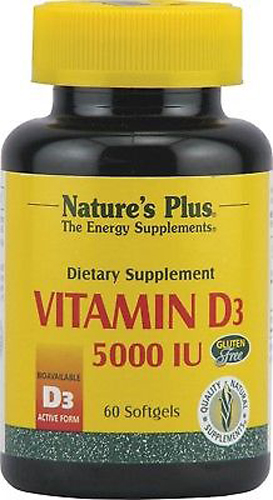 VITAMIN D3 5000 IU SOFTGELS 60 Image 1