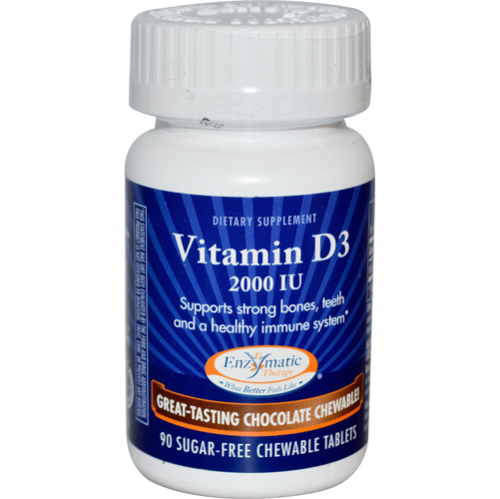 Vitamin D3 Extra Strength Chewable Chocolate Image 1