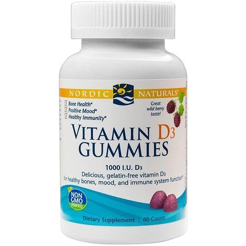 Nordic Vitamin D3 Gummies 60Ct Image 1