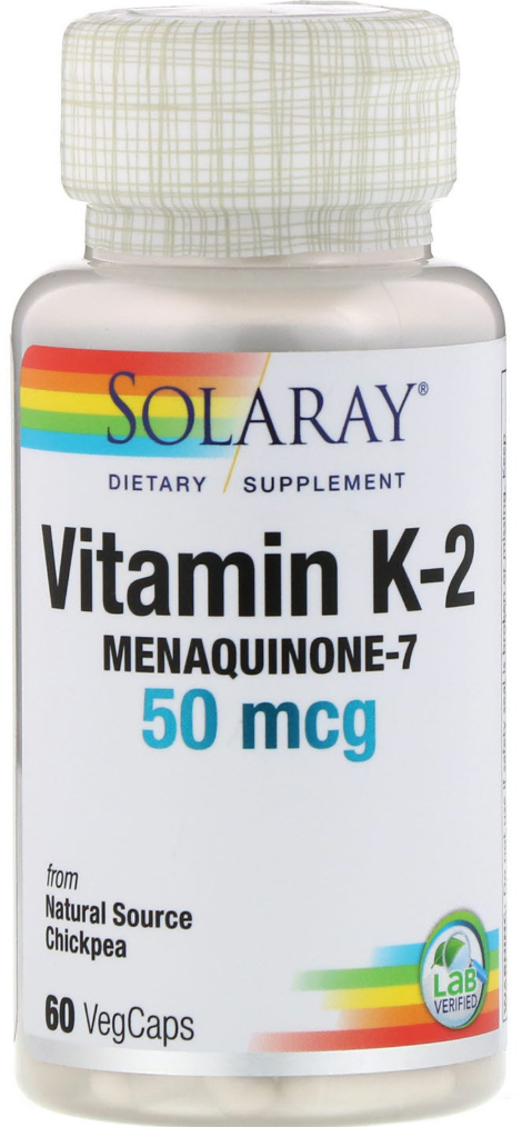 K2 MK-7 60 CT 50 MCG Image 1