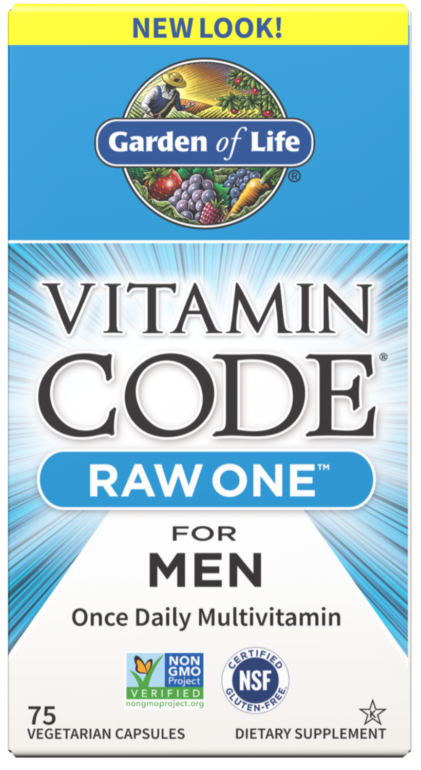 Vitamin Code Raw One for Men Multivitamin Image 1