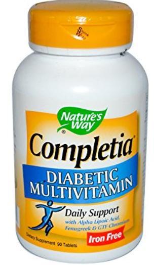 Completia Diabetic Complete Multi-Vitamin (iron-free) Image 1