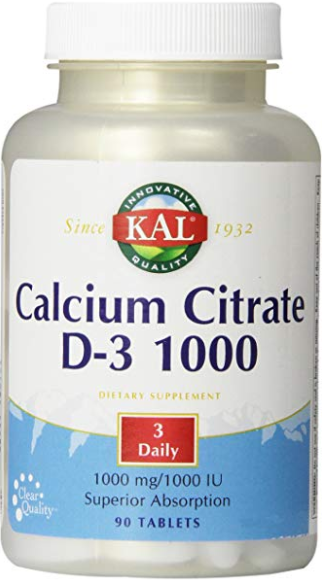 CALCIUM CITRATE W/D-3 90CT 100 Image 1