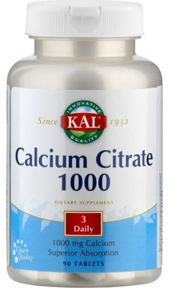 CALCIUM CITRATE 90CT 1000MG Image 1