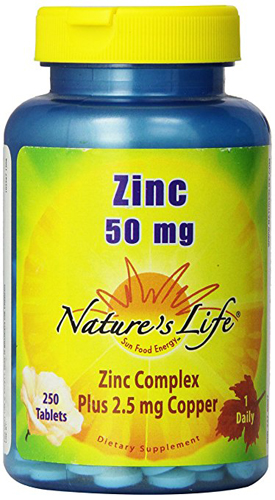 ZINC 250CT 50MG Image 1