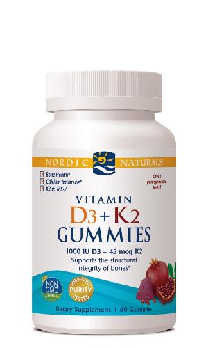 Vitamin D3 + K2 Gummies | Pomegranate Image 1